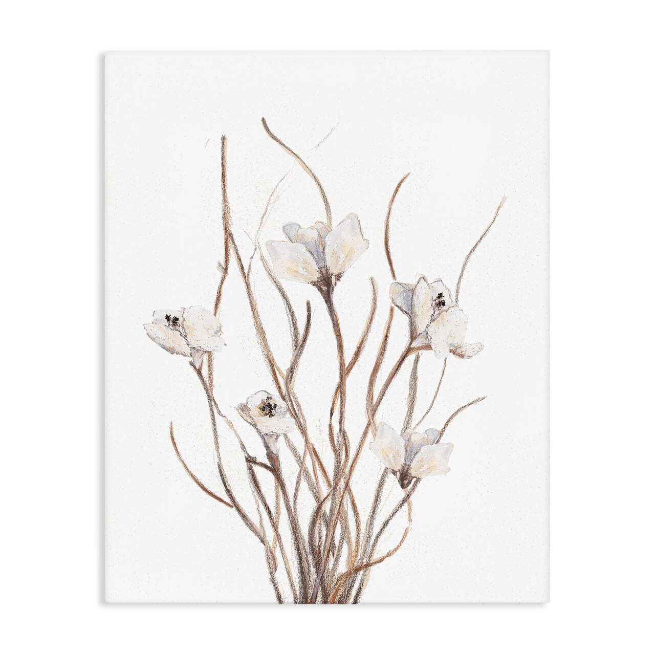 Stupell Industries Curly Floral Branches Canvas, design by Lanie Loreth